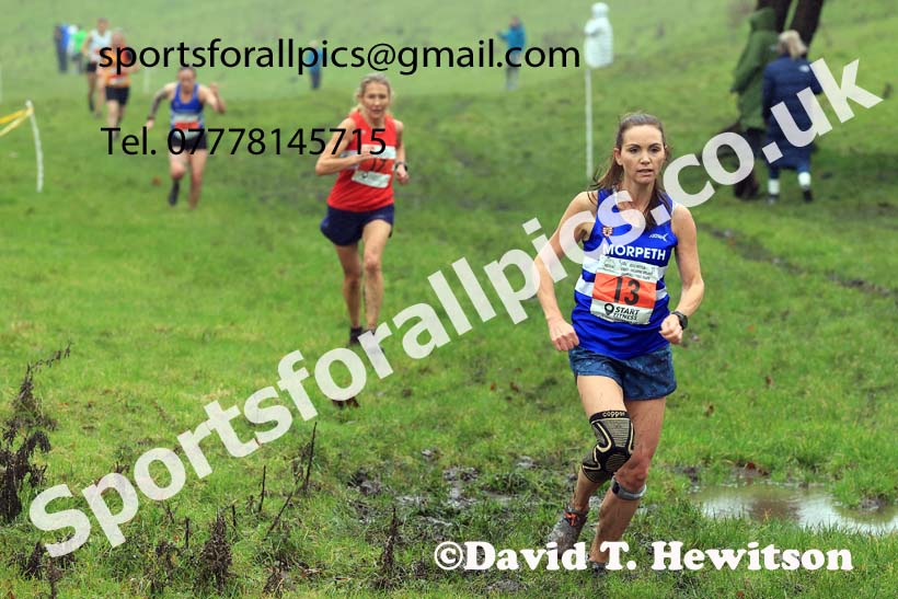 Womens Senior and Womens Masters 2023 NECAA Cross Country Relays, Thornley Hall Farm, Peterlee, County Durham. Photo: David T. Hewitson/Sports for All Pics